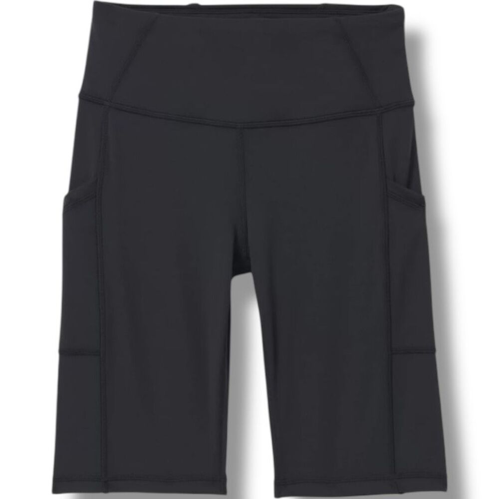 NWT - prAna Electa Short II 10" Women's Size Extra Small XS Black Bike Shorts